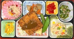 トンカツ〜カレーソース〜☆棒棒鶏サラダ