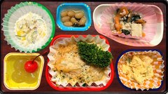 コロッケピザ☆高野豆腐のオランダ煮☆白菜の和風サラダ