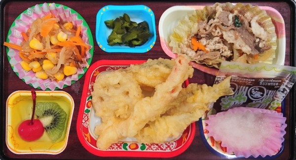 天ぷら盛合せ☆牛肉の生姜煮サムネイル