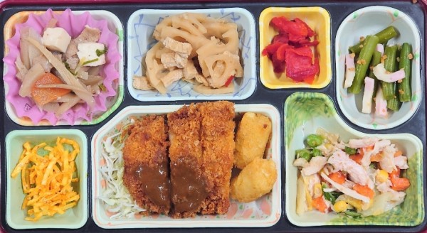 トンカツカレーソース☆けんちん煮込☆棒棒鶏サラダサムネイル