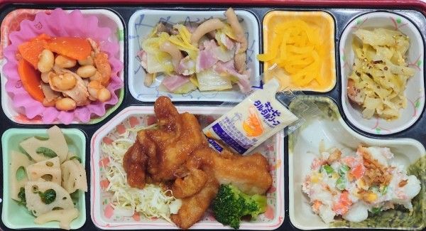 ガルタルチキン☆白菜とベーコンコンソメ煮☆キャベツの粒マスタード和えサムネイル