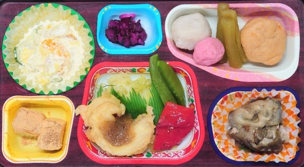 赤魚の天ぷら☆焼き野菜☆含め煮サムネイル