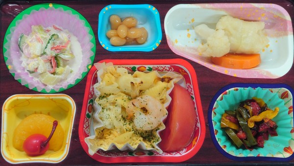 オープンオムレツ☆パプリカと塩っぺの金平☆白菜の和風サラダサムネイル